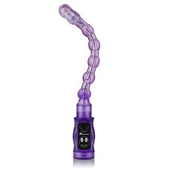 Beauty7 Transformable 6-Frequency Anal Beads G-spot Vibrator Flectional Anus Clitoral Vagina Clitoris Stimulator Waterproof Silent Masturbator Women Men Sex Toy